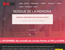 Tablet Screenshot of comiteantisida-asturias.org